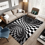 Exclusive For Cross-border Rectangular Visual Geometric Carpet Living Room