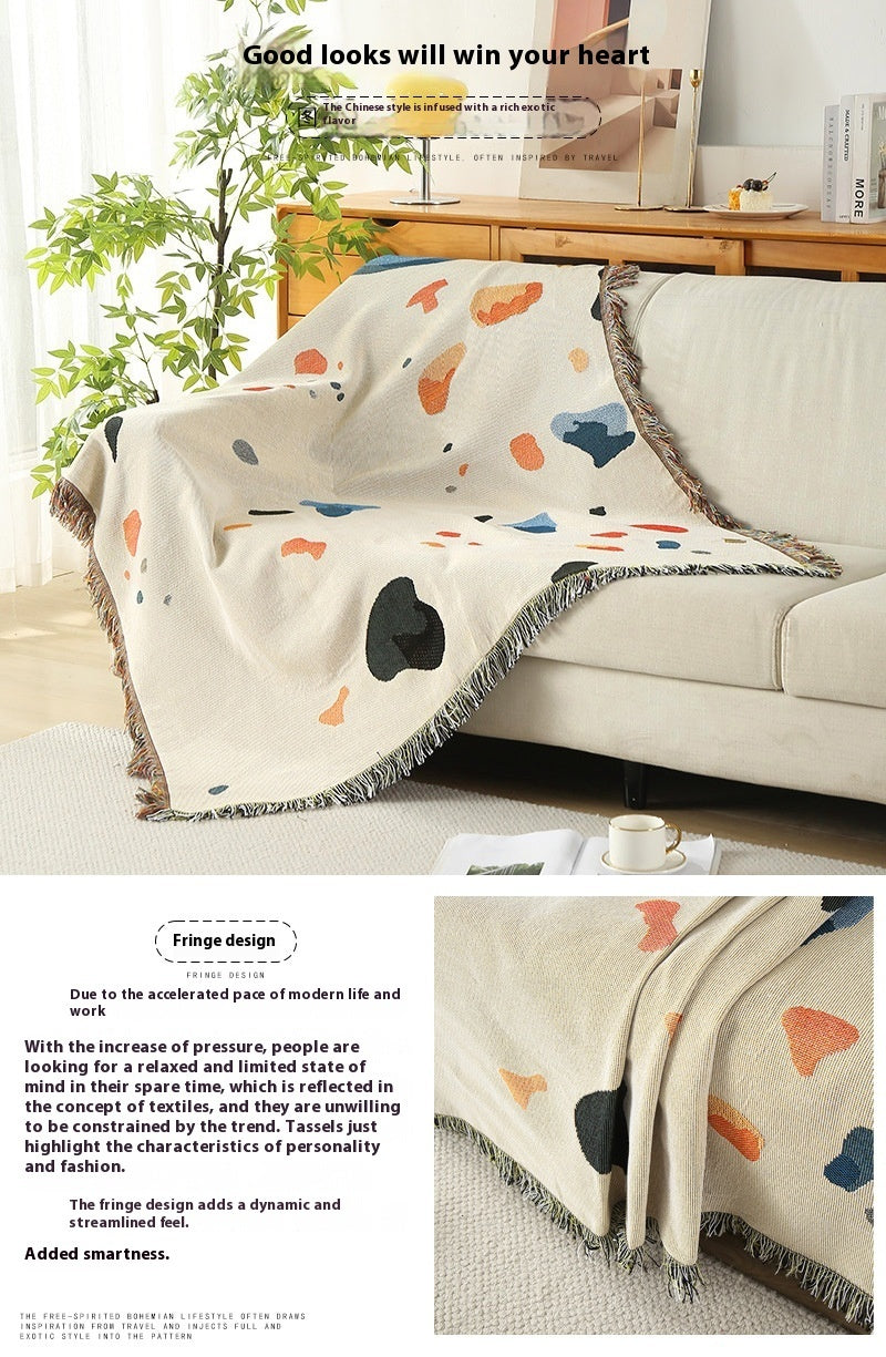 Fashion Sofa Towel Cover Blanket Dust Cloth Decoration Camping Rugs