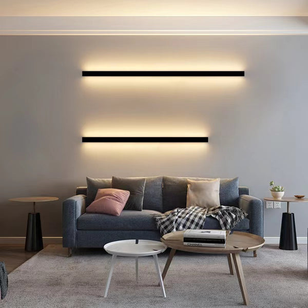 Simple Strip In-line Lamps LED Slotted-free Wall Lamp