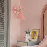 Wall Lamp Living Room And Hotel Guest Room Bedroom Bedside Aisle Iron Pink Home Decoration Lamps